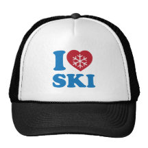 J'aime le ski casquette de camionneur