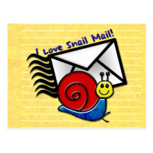 J'aime le snail mail ! (la carte postale)