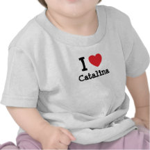 J'aime le T-shirt de coeur de Catalina