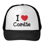 J'aime le T-shirt de coeur de Cordie Casquette