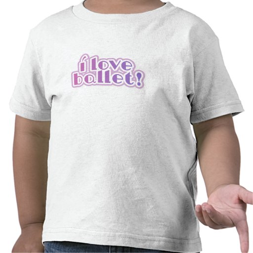 J'aime le T-shirts et les cadeaux de ballet