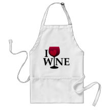 J'aime le tablier de vin