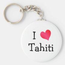 J'aime le Tahiti Porte-clé