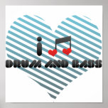 J'aime le tambour et la basse posters
