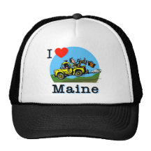 J'aime le taxi de pays du Maine Casquettes