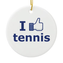 J'aime le tennis ornements