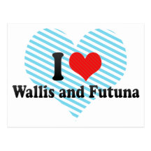 J'aime le Wallis-et-Futuna Carte Postale