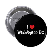 J'aime le Washington DC Badge Avec Épingle