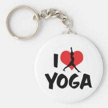 J'aime le yoga Keychain Porte-clé