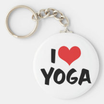 J'aime le yoga Keychain Porte-clés
