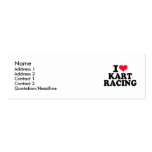 J'aime l'emballage de kart cartes de visite professionnelles