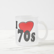 J'aime les années 70 la tasse