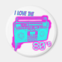 J'AIME les années 80 Aimant