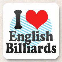 J'aime les billards anglais sous-bock