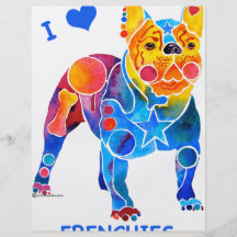 J'aime les bouledogues français prospectus
