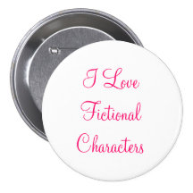 J'aime les caractères fictifs pin's avec agrafe