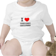 J'aime les enfants obéissants t-shirt