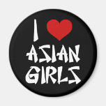 J'aime les filles asiatiques magnets