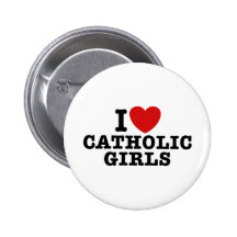 J'aime les filles catholiques pin's avec agrafe