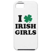 J'aime les filles irlandaises coque Case-Mate iPhone 5