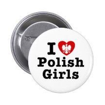 J'aime les filles polonaises badge