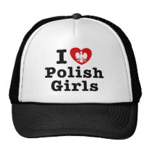J'aime les filles polonaises casquette de camionneur