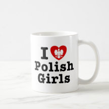 J'aime les filles polonaises tasse à café