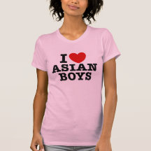J'aime les garçons asiatiques t-shirt