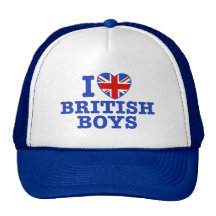 J'aime les garçons britanniques casquettes