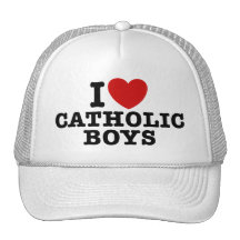 J'aime les garçons catholiques casquettes de camionneur
