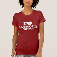 J'aime les garçons catholiques t-shirt