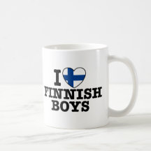 J'aime les garçons finlandais mug