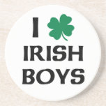 J'aime les garçons irlandais dessous de verres