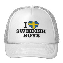 J'aime les garçons suédois casquette
