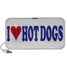 J'aime les hot-dogs haut-parleurs de voyage
