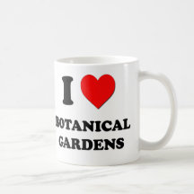 J'aime les jardins botaniques tasse
