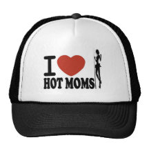 J'AIME LES MAMANS CHAUDES CASQUETTES DE CAMIONNEUR
