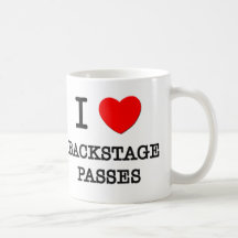 J'aime les passages des coulisses tasse
