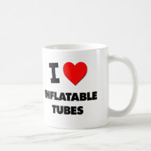 J'aime les tubes gonflables mugs à café