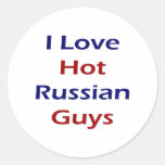 J'aime les types russes chauds adhésif