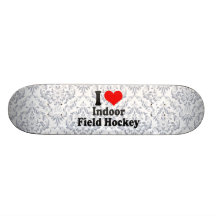 J'aime l'hockey de champ d'intérieur skateboard customisable