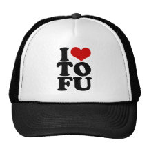J'aime l'humour végétalien drôle de tofu casquettes