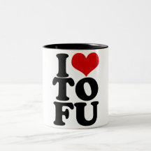J'aime l'humour végétalien drôle de tofu tasse à café