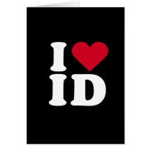 J'AIME L'IDENTIFICATION CARTE DE VŒUX