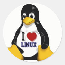 J'aime Linux Adhésifs