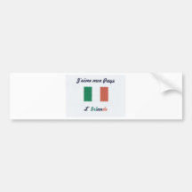 J'aime l'Irlande.jpg Autocollants Pour Voiture