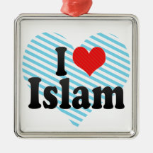 J'aime l'Islam Ornement De Noël