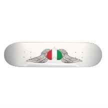 J'aime l'Italie - ailes Planches À Roulettes Customisées