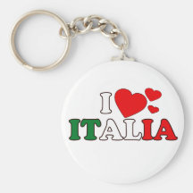 J'aime l'Italie Keychain Porte-clés