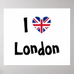 J'aime Londres Affiche